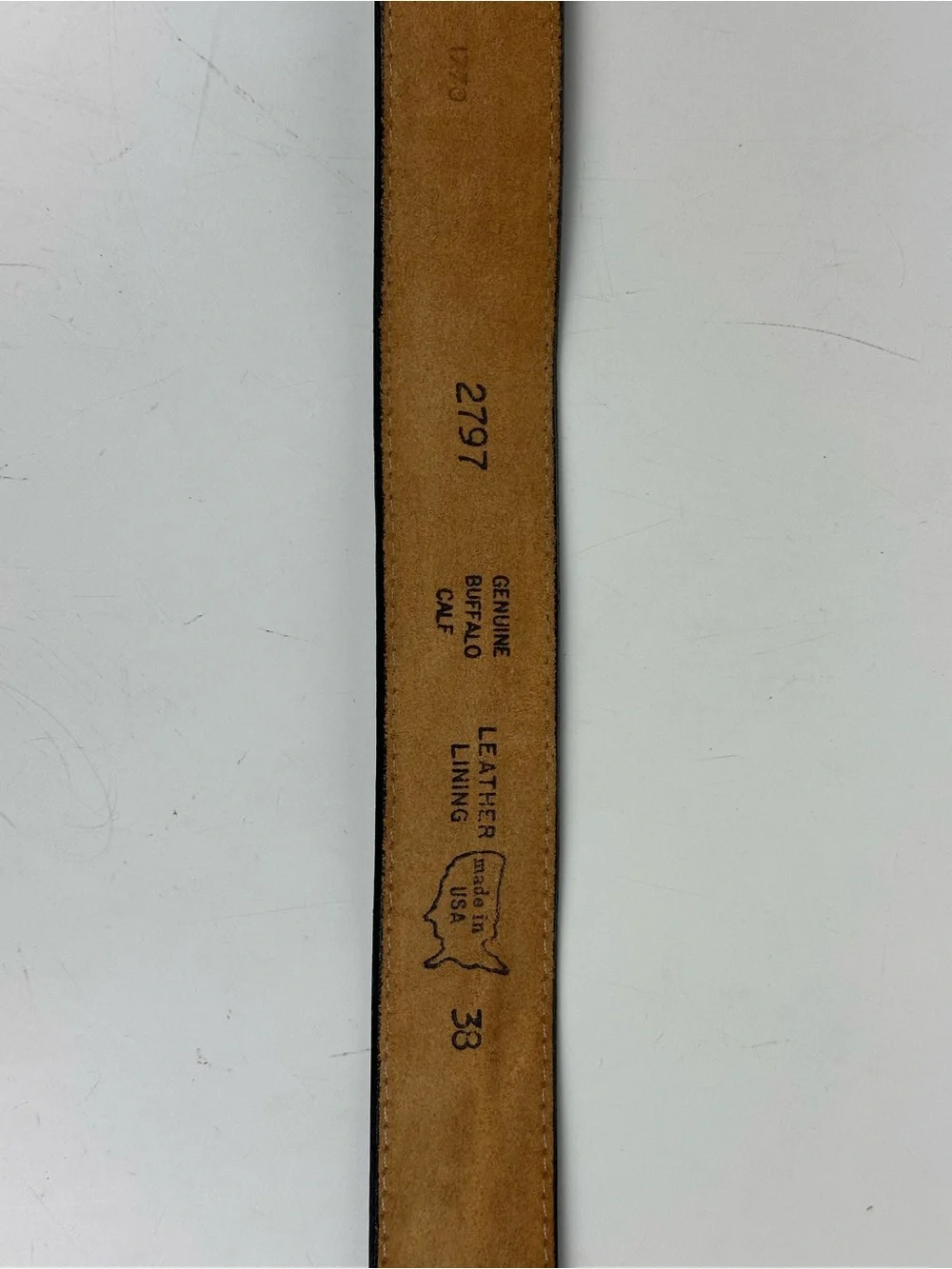 Leather Western-Style Red Belt with Silver Buckle